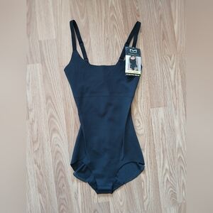 Maidenform Black Shaping Bodysuit NWT
